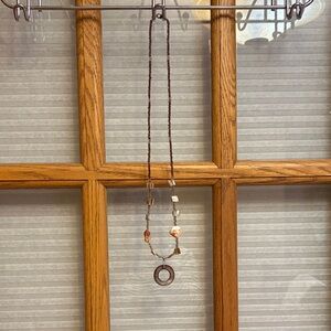 Elegant Brown Beaded Necklace